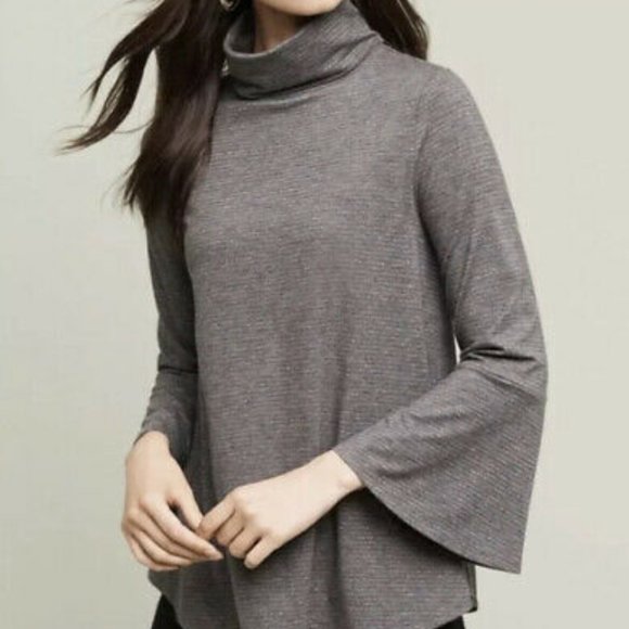 Anthropologie | Postmark Bell Sleeve Turtle Neck - Picture 1 of 10